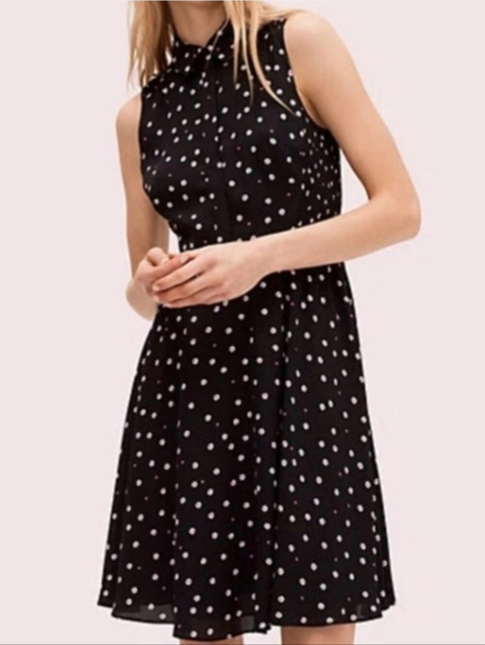 Kate Spade New York Daisy Dot Black Shirt Dress